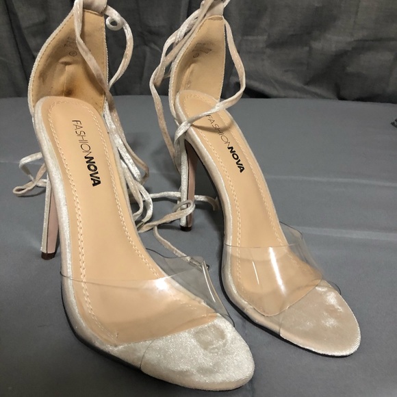 Fashion Nova Shoes - Wrap around tie